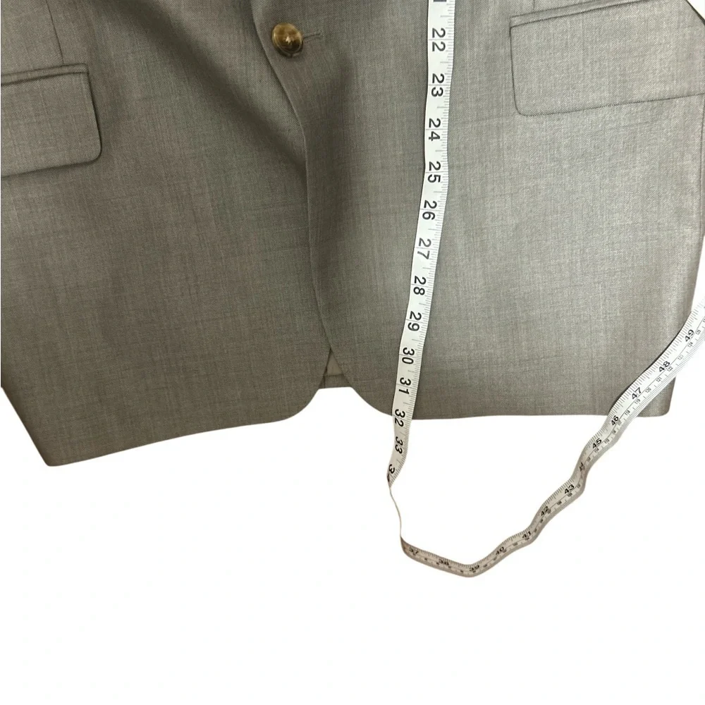 Joseph Abboud Light Gray Blazer 44R wool workwear